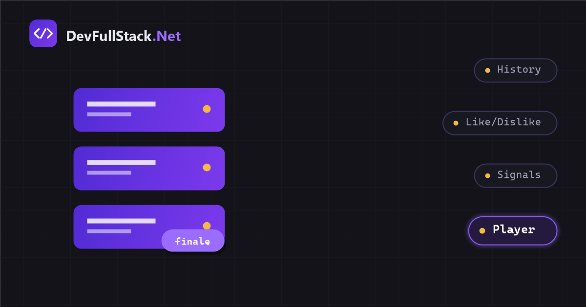 Putting it all together: RockPlayer playing, from like to the next song